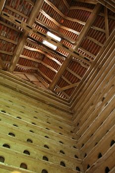 Dovecote interior, Worcestershire, England.