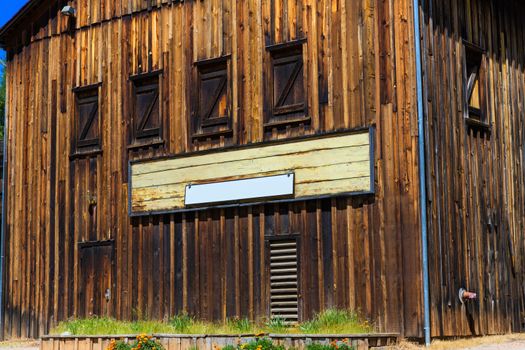 Calfornia Western style wooden houses in USA