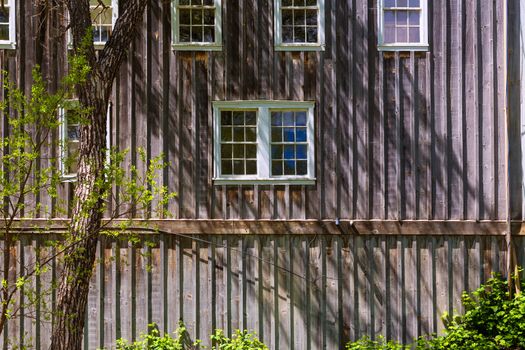 Calfornia Western style wooden houses in USA