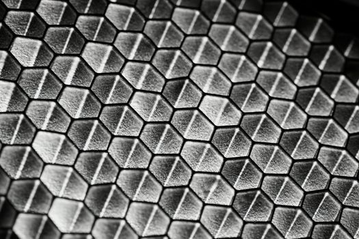 Honeycomb pattern with shady lighting
