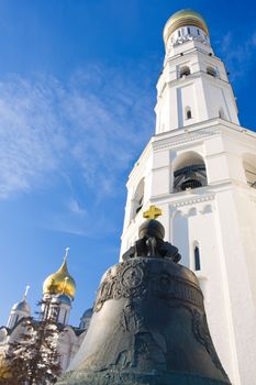 Huge Tsar Bell in  Moscow Kremlin, Russia