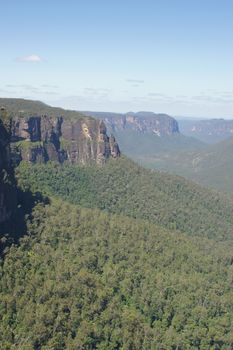 Landscape of Blue Mountains National Park, Australia