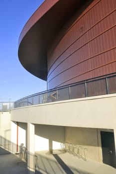 French velodrome Saint-Quentin-en-Yvelines, located in the department of Yvelines near Paris and has just been completed