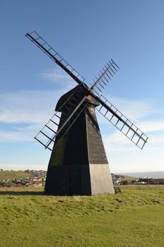 Rottingdean Windmill in the County of Sussex,England.Traditional smock mill built in 1802.