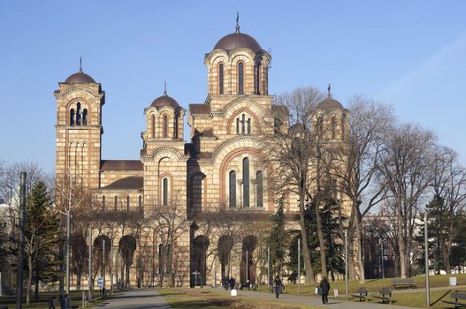 St. Mark's church in Belgrade, Serbia