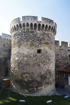 Zindan gate at Kalemegdan fortress in Belgrade, Serbia