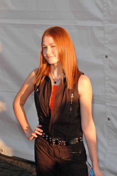 Scout Taylor-Compton at the 2004 Dream Halloween Fundraiser For Children Affected by AIDS Foundation, Barker Hangar, Santa Monica, CA 10-30-04