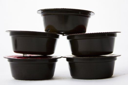 Coffee Capsules collection on a white background.