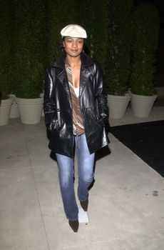 Tatyana Ali at Cynthia Rowley and Ilene Rosenzweig's introduction party for SWELL, a lifestyle and home decor collection at Target, Private Estate, Beverly Hills, CA 02-19-03