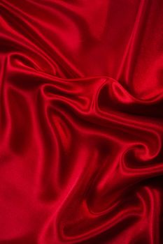 Smooth elegant red silk can use as background 
