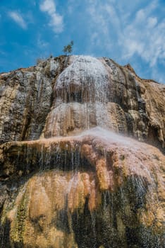 ma'in hot springs waterfall in jordan