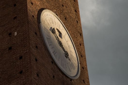 Historical building in Piazza del Campo, Siena