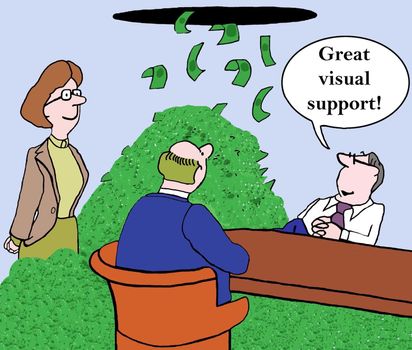 "Great visual support!"