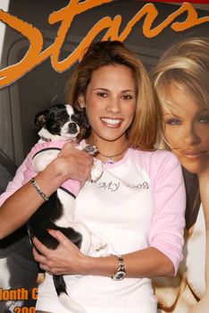 Bonnie-Jill Laflin at the launch of Last Chance for Animals' "Pets & Celebrities" at Pet Mania, Burbank, CA 11-15-03