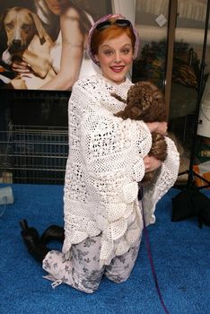 Dana Daurey at the launch of Last Chance for Animals' "Pets & Celebrities" at Pet Mania, Burbank, CA 11-15-03