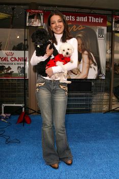 Vanessa Lengies at the launch of Last Chance for Animals' "Pets & Celebrities" at Pet Mania, Burbank, CA 11-15-03