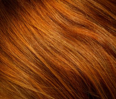 Background Texture Of Red Or Ginger Hair