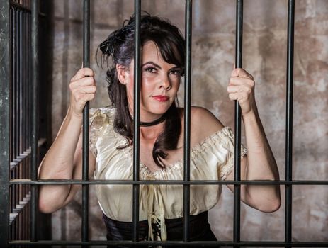 Portrait of a Female Prisoner in the Old West