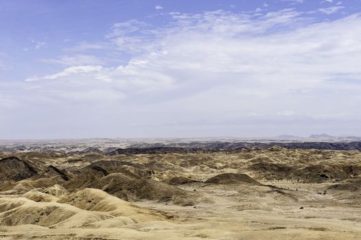 The landscape of Namib Desert in Namibia.