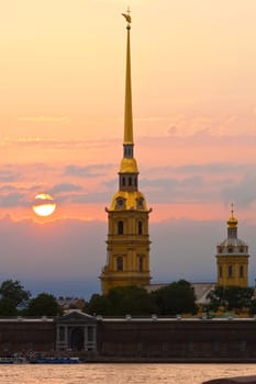 Peter and Paul fortress in Saint Petersburg, Russia