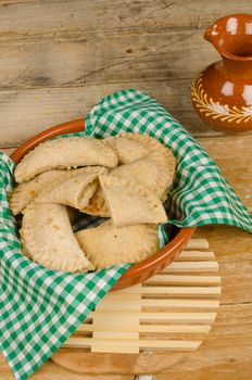 Traditional bourek,  a sweet stuffed pasty