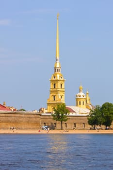 Peter and Paul fortress in Saint Petersburg, Russia