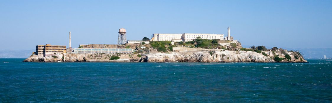 Alcatraz jail in San Francisco bay