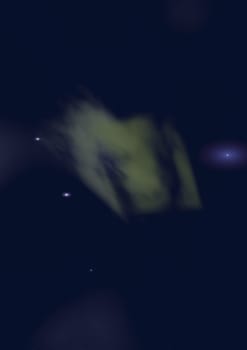 Star field in space, a nebulae and a gas congestion. "Elements of this image furnished by NASA".