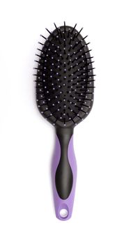 hair brush isolated on white background