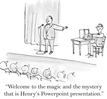 "Welcome to the magic and the mystery that is Henry's Powerpoint presentation."