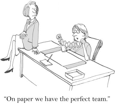 "On paper we have the perfect team."