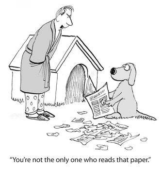 "You're not the only one who reads that paper."