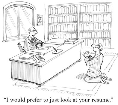 "I would prefer to just review your resume."