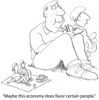 "Maybe this economy does favor certain people."