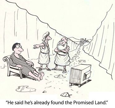 "He said he's already found the Promised Land."