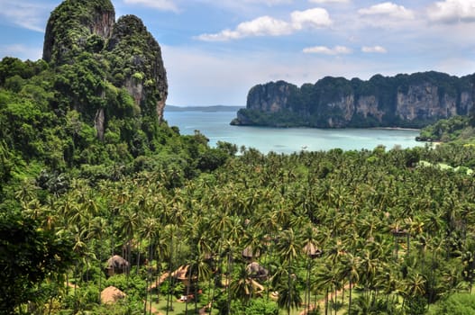 Perfect tropical bay on Koh Phi Phi Island, Thailand, Asia.