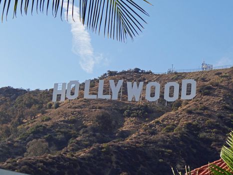 the world famous landmard hollywood sign in los angeles
