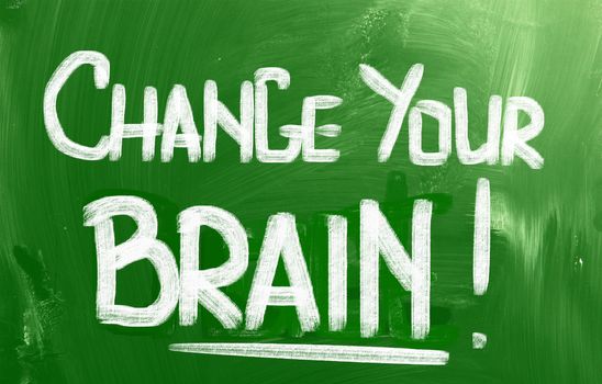 Change Your Brain Concept