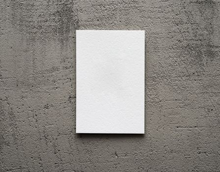 paper card on a gray background