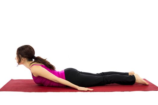 Young Woman Doing Upper Body Training