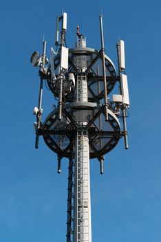 High-Tech Sophisticated Electronic Communications Tower