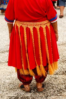 Detail of traditional tongan skirt, Vavau island, Tonga