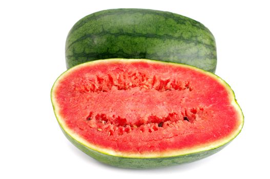 Watermelon isolated on white background, Studio shot