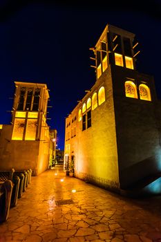 Arab Street in the old part of Dubai, UAE