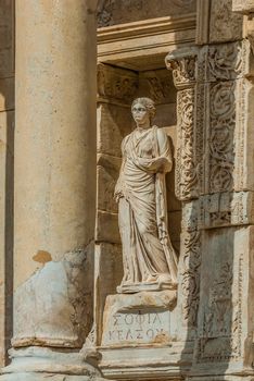 Ephesus ancient greek ruins in Anatolia Turkey