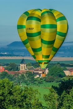 Chambley, France - July 30, 2006: Mondial hot Air Ballon reunion in Lorraine july 30 2006, in Chambley France