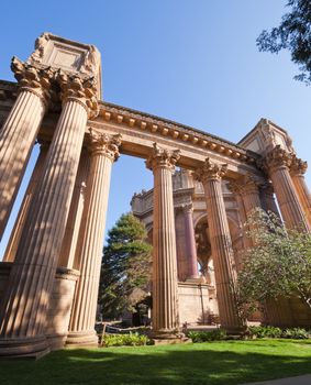 Palace of Fine Arts in San Francisco, California