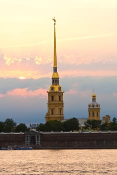 Peter and Paul fortress in Saint Petersburg, Russia