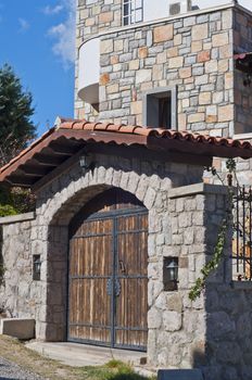 Authentic Mediterranean architectural detail