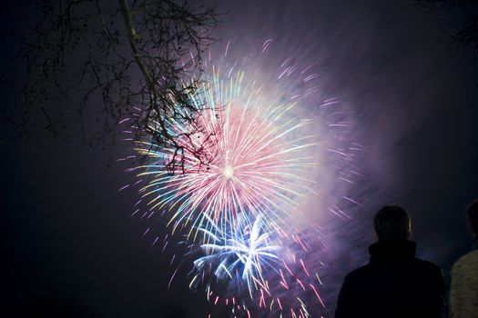 happy new year 2014, fireworks in odessa ukraine